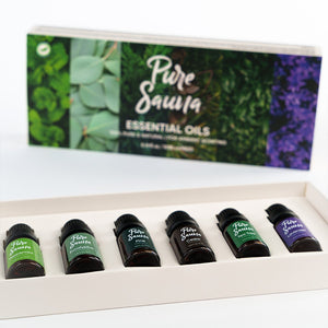 Pure Sauna Essential Oils Discovery Set, 6 x 10 ml