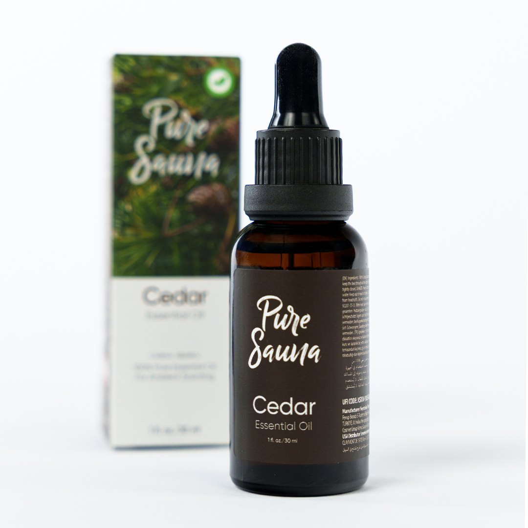 Pure Sauna Cedarwood Essential Oil, 30 ml