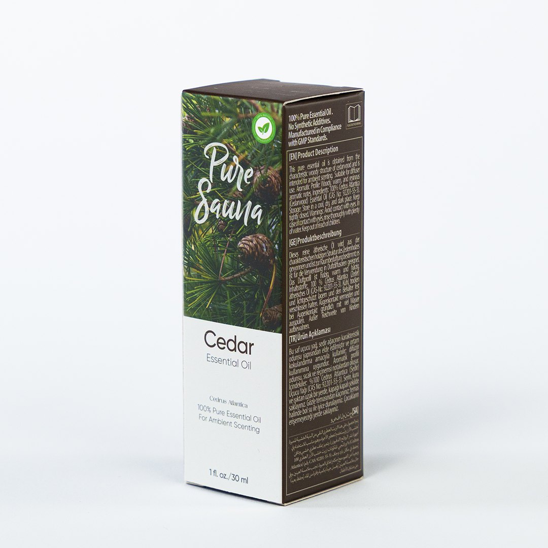 Pure Sauna Cedarwood Essential Oil, 30 ml