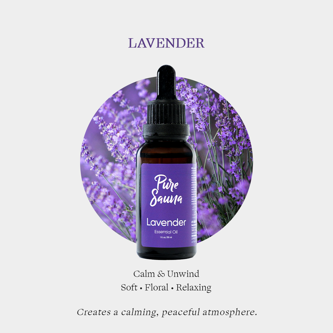 Pure Sauna Lavender Essential Oil, 30 ml