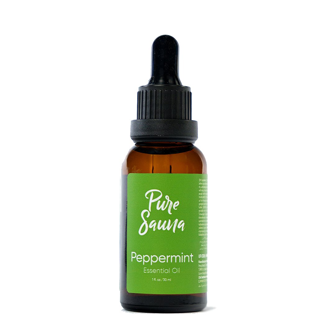 Pure Sauna Peppermint Essential Oil, 30 ml