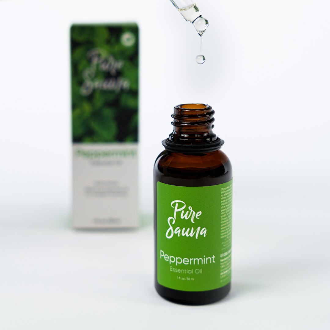 Pure Sauna Peppermint Essential Oil, 30 ml