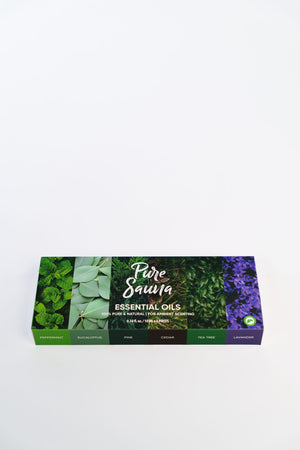 Pure Sauna Essential Oils Discovery Set, 6 x 10 ml